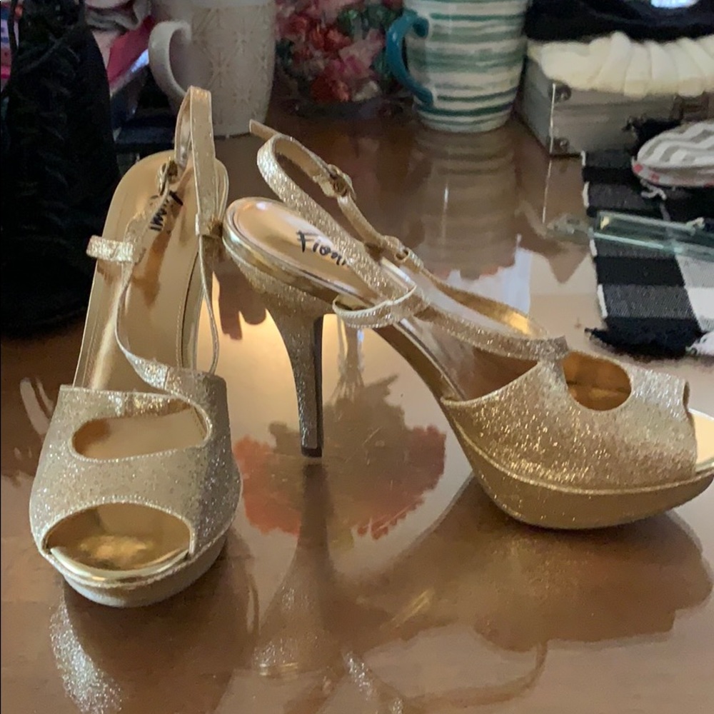 Open toe heels